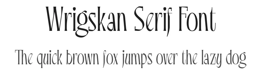 Wrigskan Serif Font by enxyclo — Serif Font