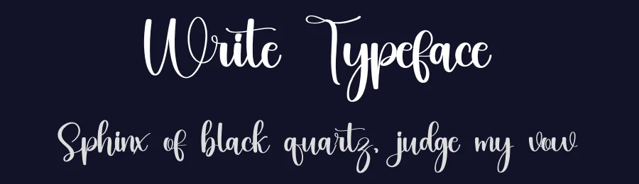 Write Typeface by inermediaSTUDIO — Script Handwritten Font — thumbnail 2