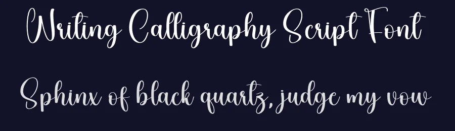 Writing Calligraphy Script Font by creativeletter — Script Handwritten Font — thumbnail 2