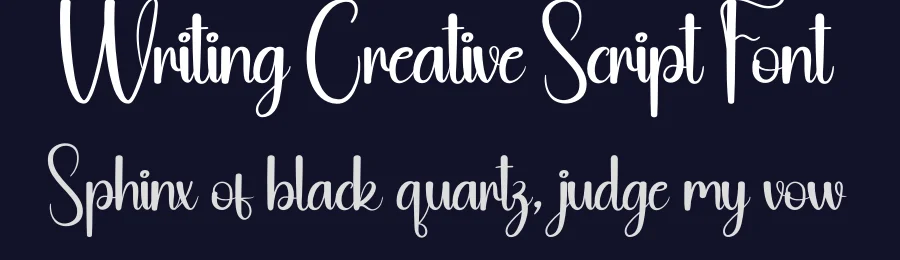 Writing Creative Script Font by andikastudio — Script Handwritten Font — thumbnail 2
