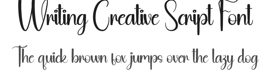 Writing Creative Script Font by andikastudio — Script Handwritten Font