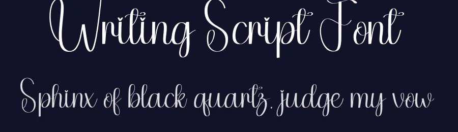 Writing Script Font by creativeletter — Script Handwritten Font — thumbnail 2