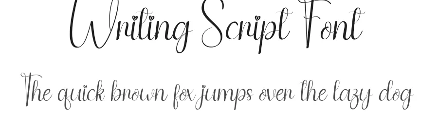 Writing Script Font by andikastudio — Script Handwritten Font