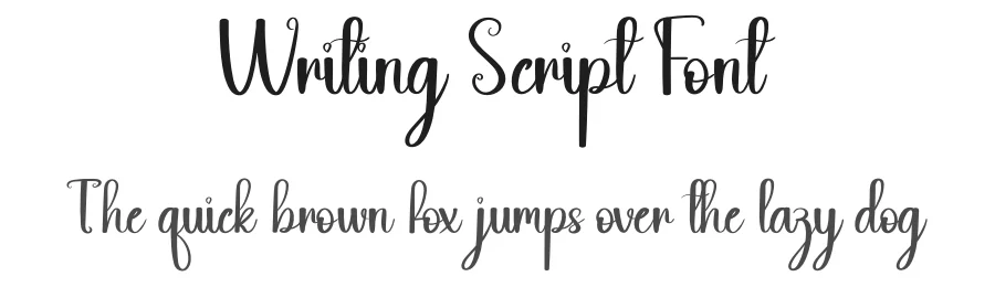 Writing Script Font by andikastudio — Script Handwritten Font