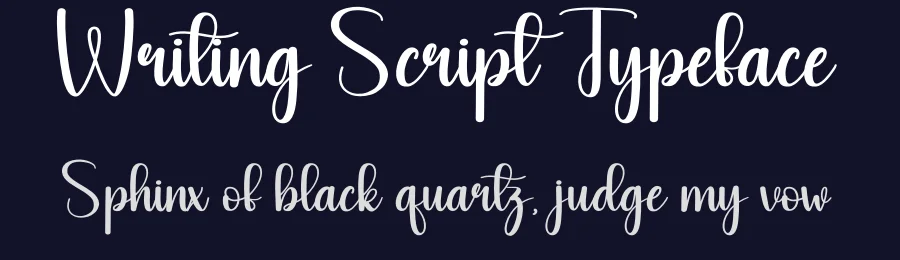 Writing Script Typeface by andikastudio — Script Handwritten Font — thumbnail 2