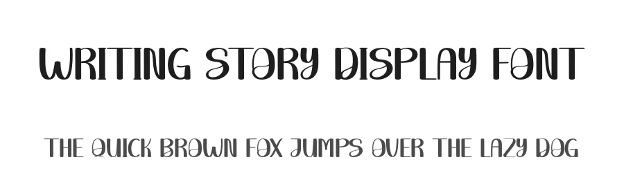 Writing Story Display Font by creativeletter — Script Handwritten Font
