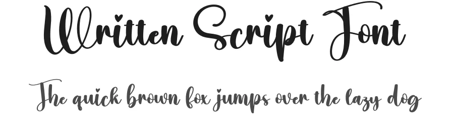 Written Script Font by creativeletter — Script Handwritten Font