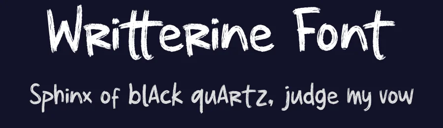 Writterine Font by Lettermine — Script Handwritten Font — thumbnail 2