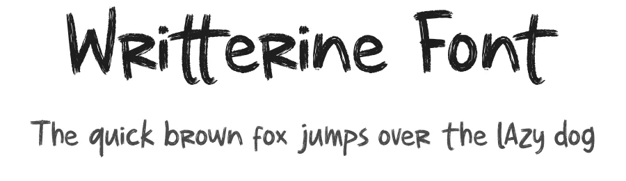 Writterine Font by Lettermine — Script Handwritten Font