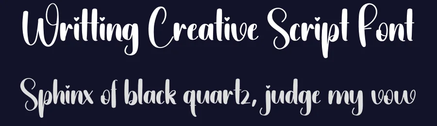 Writting Creative Script Font by creativeletter — Script Handwritten Font — thumbnail 2