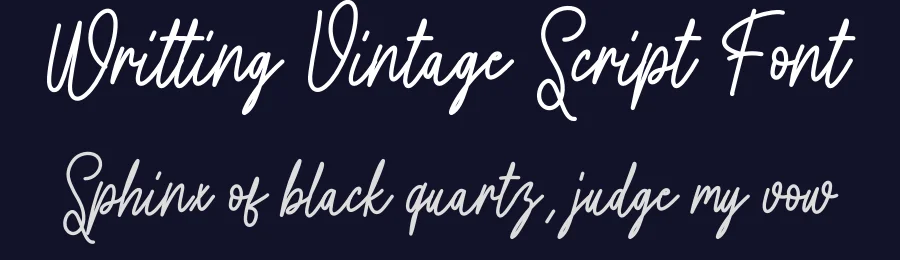 Writting Vintage Script Font by creativeletter — Script Handwritten Font — thumbnail 2