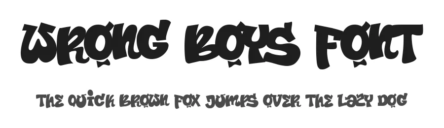 Wrong Boys Font by Cikareotype Studio — Display Font