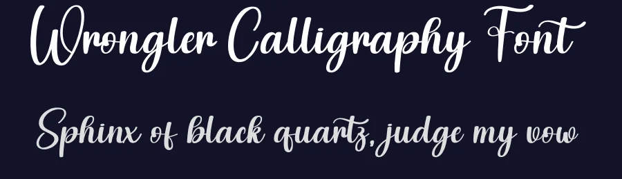 Wrongler Calligraphy Font by creativeletter — Script Handwritten Font — thumbnail 2