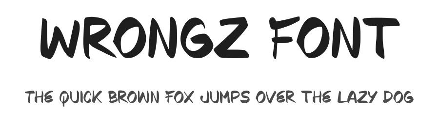 Wrongz Font by Aivos Dreams — Decorative Font