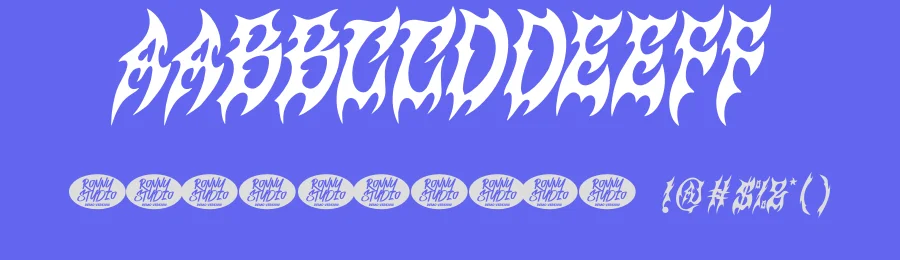 Wyshper Display Font by Ronny_STD — Blackletter Font — thumbnail 3