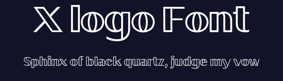 X logo Font by Robbo — Decorative Font — thumbnail 2