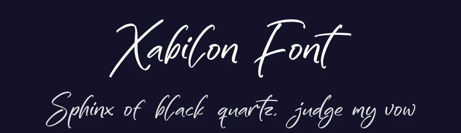 Xabilon Font by glorytype — Script Handwritten Font — thumbnail 2