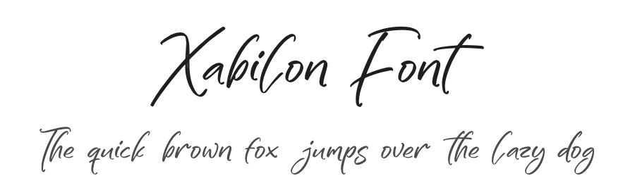 Xabilon Font by glorytype — Script Handwritten Font