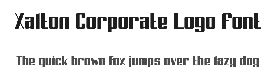 Xalton Corporate Logo Font by PutraCetol Studio — Display Font