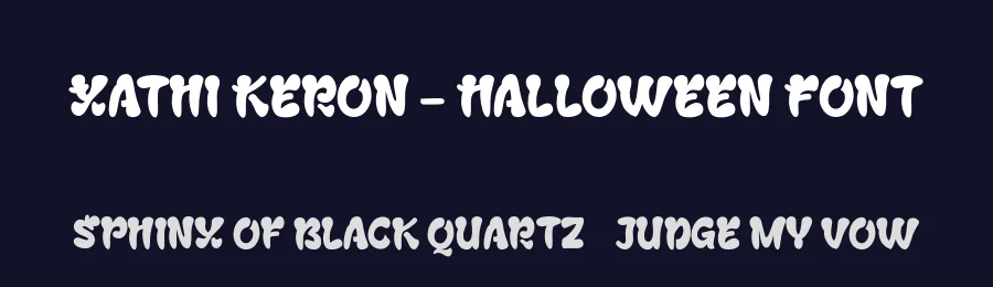 Xathi Keron – Halloween Font by productype — Script Handwritten Font — thumbnail 2
