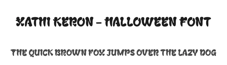 Xathi Keron – Halloween Font by productype — Script Handwritten Font