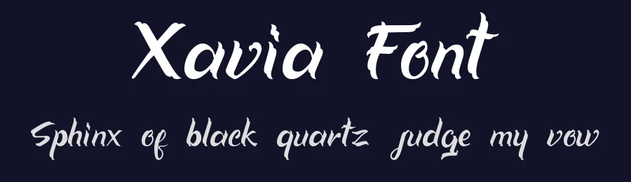 Xavia Font by Dedekurniawan — Script Handwritten Font — thumbnail 2