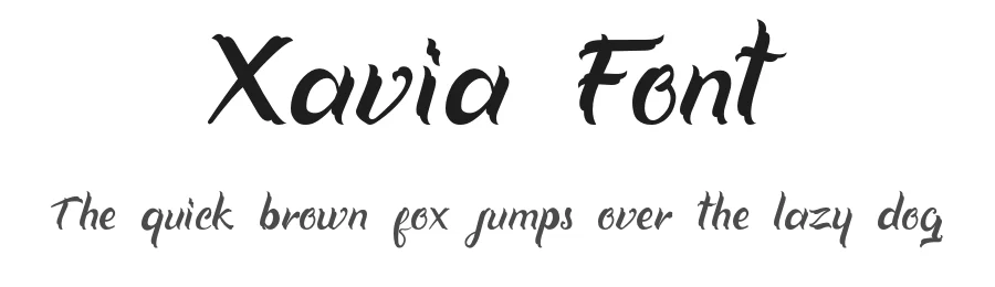 Xavia Font by Dedekurniawan — Script Handwritten Font
