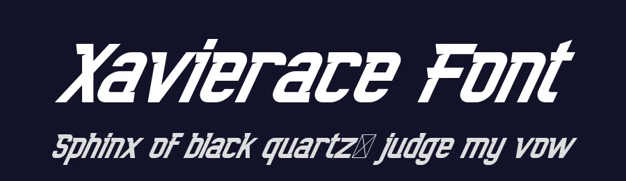 Xavierace Font by Meliora Studio — Display Font — thumbnail 2