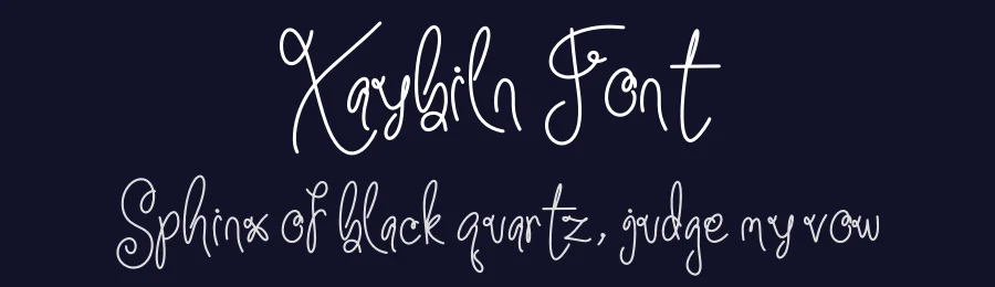 Xaybiln Font by khalwastudio — Script Handwritten Font — thumbnail 2