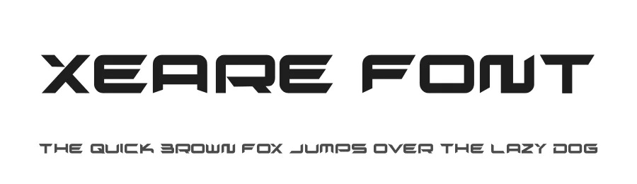 Xeare Font by hayoyuka8 — Display Font