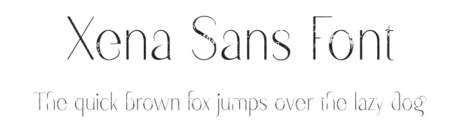 Xena Sans Font by vpcreativeshop — Sans Serif Font
