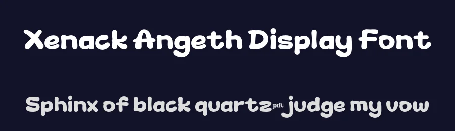 Xenack Angeth Display Font by productype — Display Font — thumbnail 2
