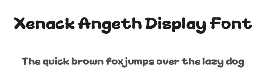 Xenack Angeth Display Font by productype — Display Font