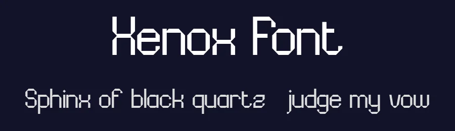 Xenox Font by Flawless And Co — Display Font — thumbnail 2
