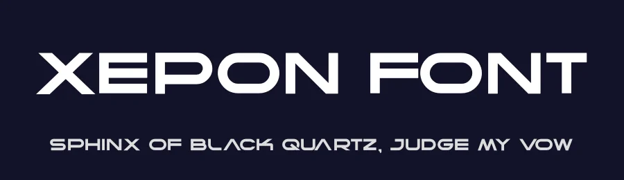 Xepon Font by hayoyuka8 — Display Font — thumbnail 2