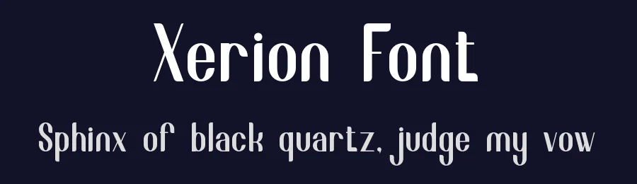 Xerion Font by ErmediaStudio — Sans Serif Font — thumbnail 2