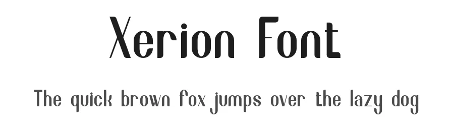 Xerion Font by ErmediaStudio — Sans Serif Font