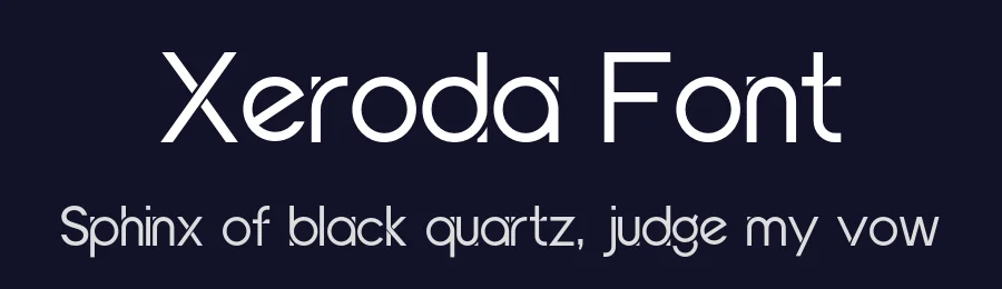 Xeroda Font by NazmulsDesign — Sans Serif Font — thumbnail 2