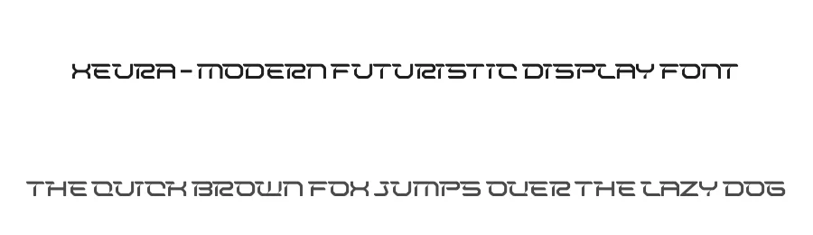 Xeura – Modern Futuristic Display Font by timelesstype.co — Display Font