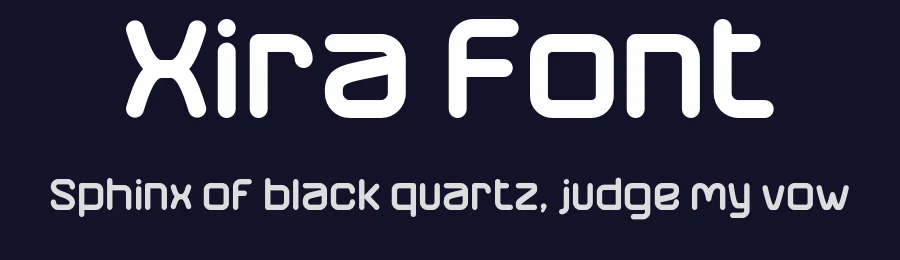 Xira Font by JVMIYO — Sans Serif Font — thumbnail 2