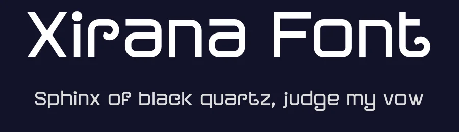 Xirana Font by JVMIYO — Display Font — thumbnail 2