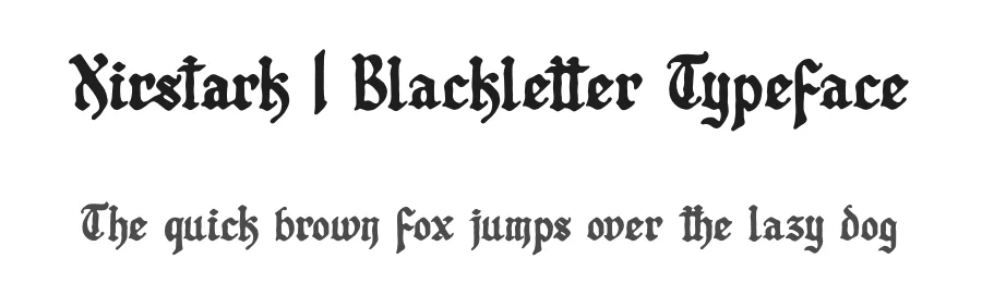 Xirstark | Blackletter Typeface by Denustudios — Blackletter Font