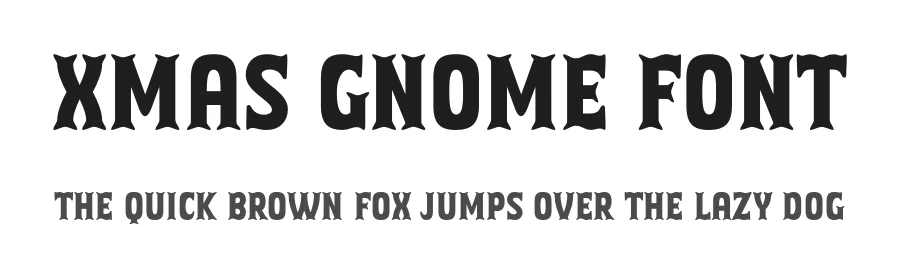 Xmas Gnome Font by Jasm 7NTypes — Display Font