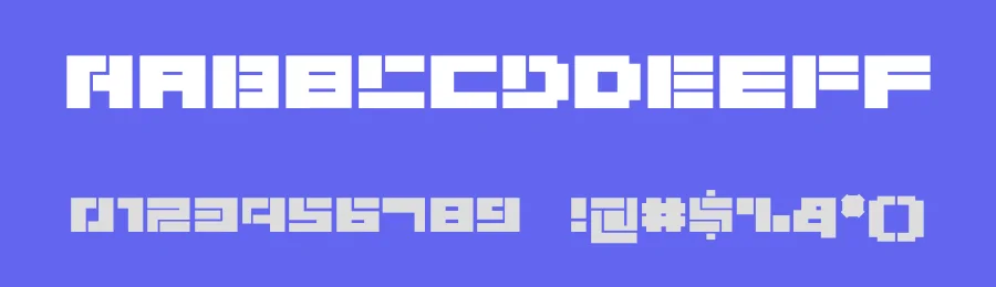 Xpron STENCIL Geo Display Font by erifqizefont — Decorative Font — thumbnail 3