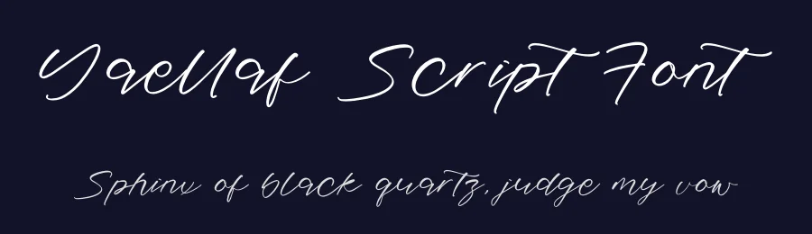 Yaellaf Script Font by letterenastudios — Script Handwritten Font — thumbnail 2