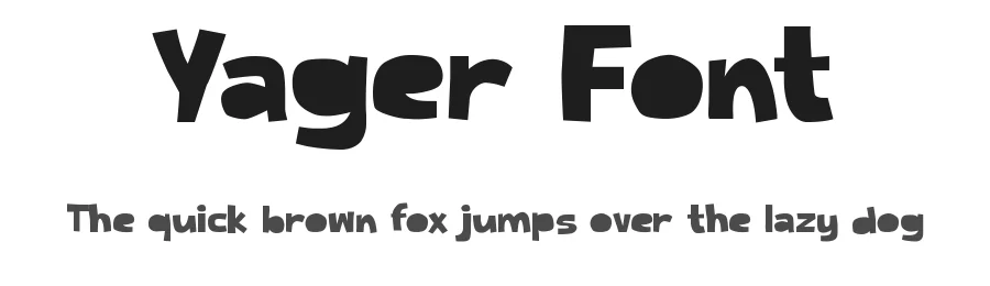Yager Font by Rautan Studio — Display Font