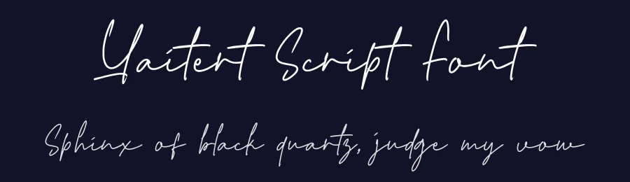Yaitert Script Font by gatype — Script Handwritten Font — thumbnail 2
