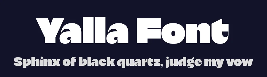Yalla Font by Borutta Group — Sans Serif Font — thumbnail 2