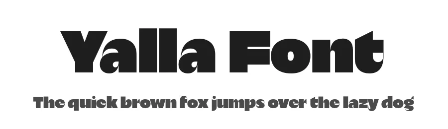 Yalla Font by Borutta Group — Sans Serif Font
