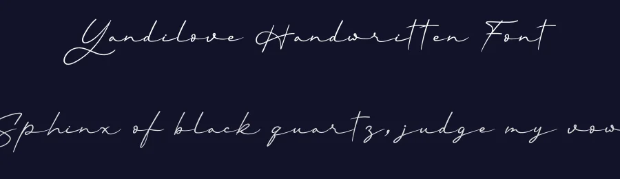 Yandilove Handwritten Font by andikastudio — Script Handwritten Font — thumbnail 2